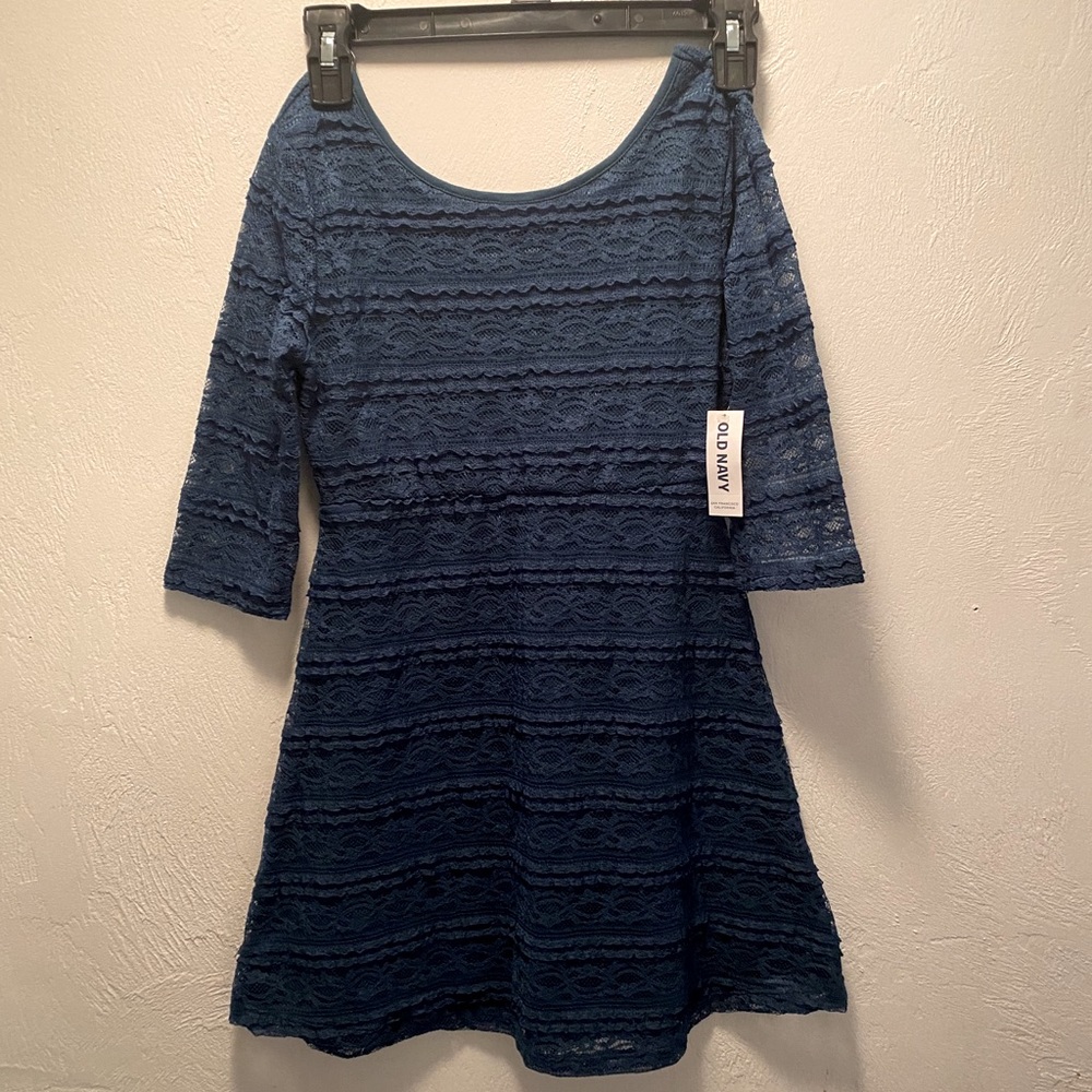 🛑Blue Lace dress